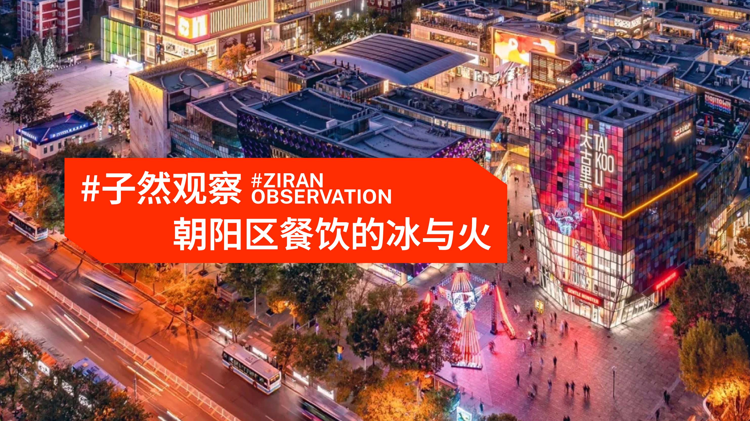 子然观察：朝阳区餐饮的冰与火